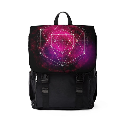 Sacred Geometry Casual Shoulder Backpack